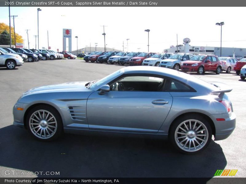 Sapphire Silver Blue Metallic / Dark Slate Grey 2005 Chrysler Crossfire SRT-6 Coupe