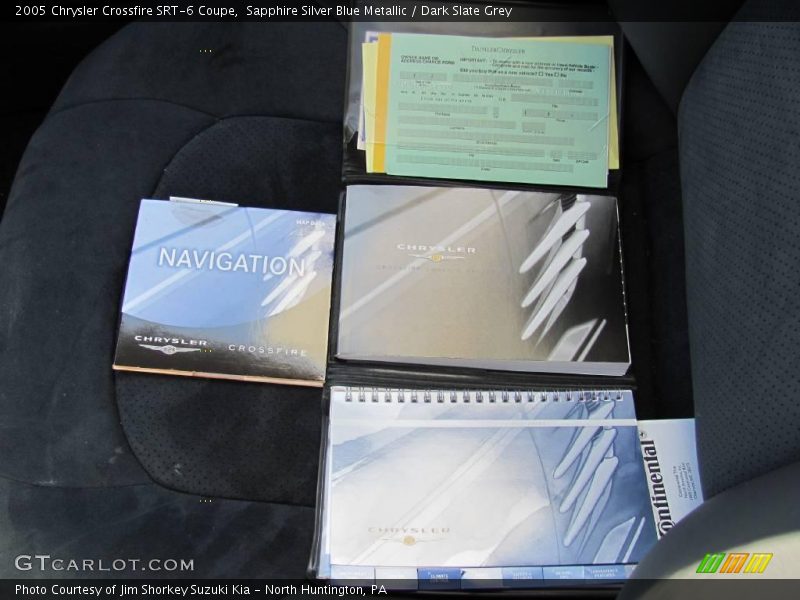 Sapphire Silver Blue Metallic / Dark Slate Grey 2005 Chrysler Crossfire SRT-6 Coupe
