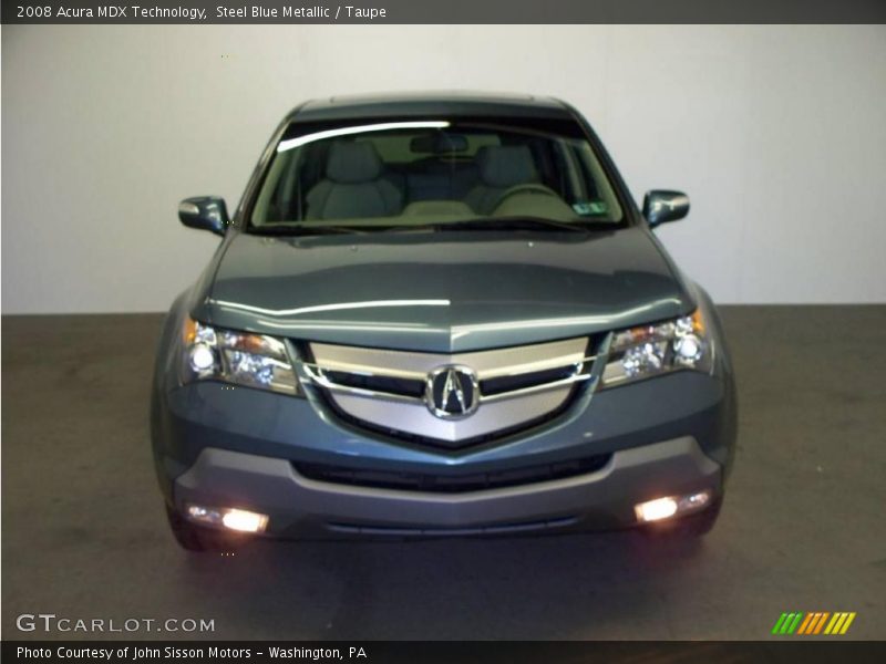 Steel Blue Metallic / Taupe 2008 Acura MDX Technology