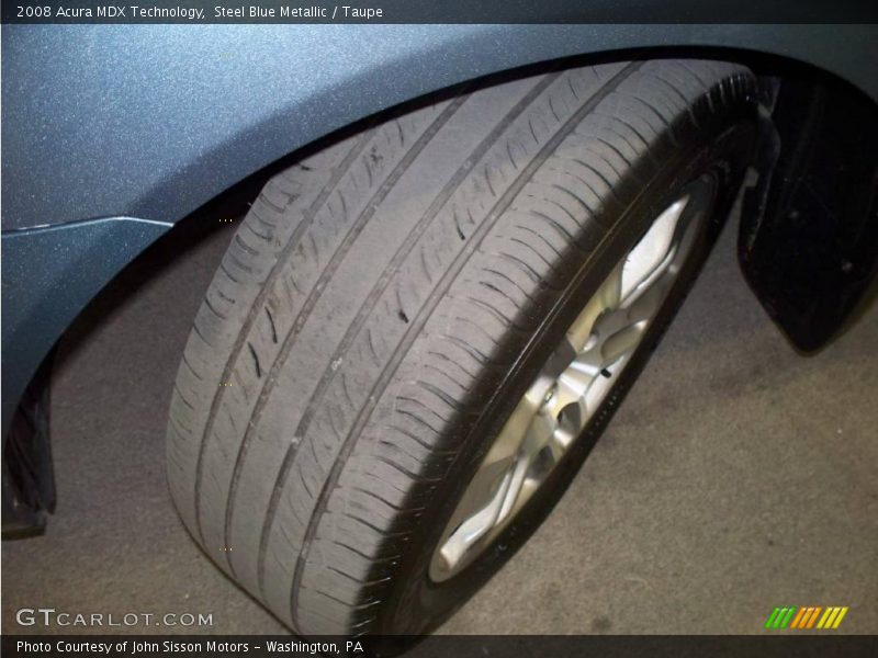 Steel Blue Metallic / Taupe 2008 Acura MDX Technology