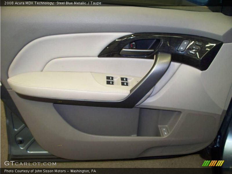 Steel Blue Metallic / Taupe 2008 Acura MDX Technology