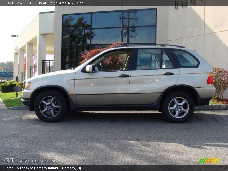 Pearl Beige Metallic / Beige 2001 BMW X5 3.0i