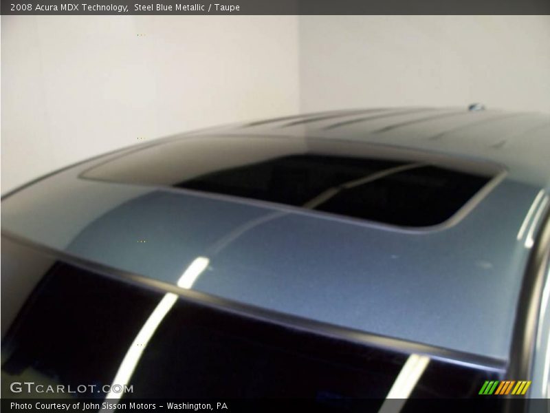 Steel Blue Metallic / Taupe 2008 Acura MDX Technology