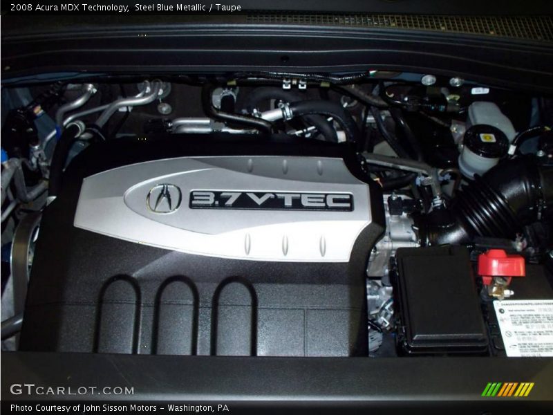 Steel Blue Metallic / Taupe 2008 Acura MDX Technology