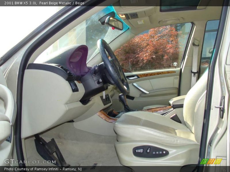 Pearl Beige Metallic / Beige 2001 BMW X5 3.0i