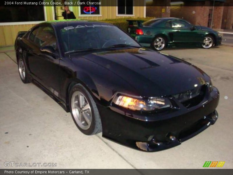 Black / Dark Charcoal 2004 Ford Mustang Cobra Coupe