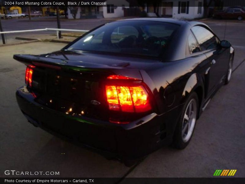 Black / Dark Charcoal 2004 Ford Mustang Cobra Coupe