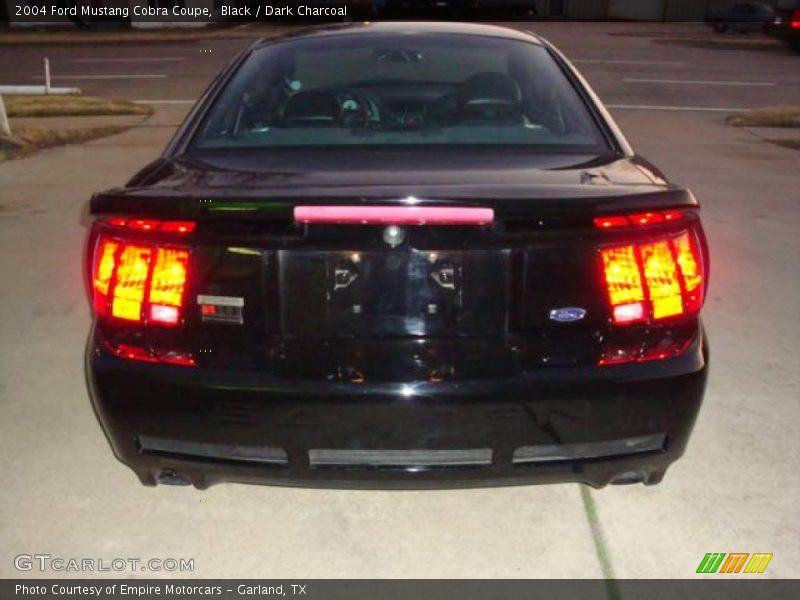 Black / Dark Charcoal 2004 Ford Mustang Cobra Coupe