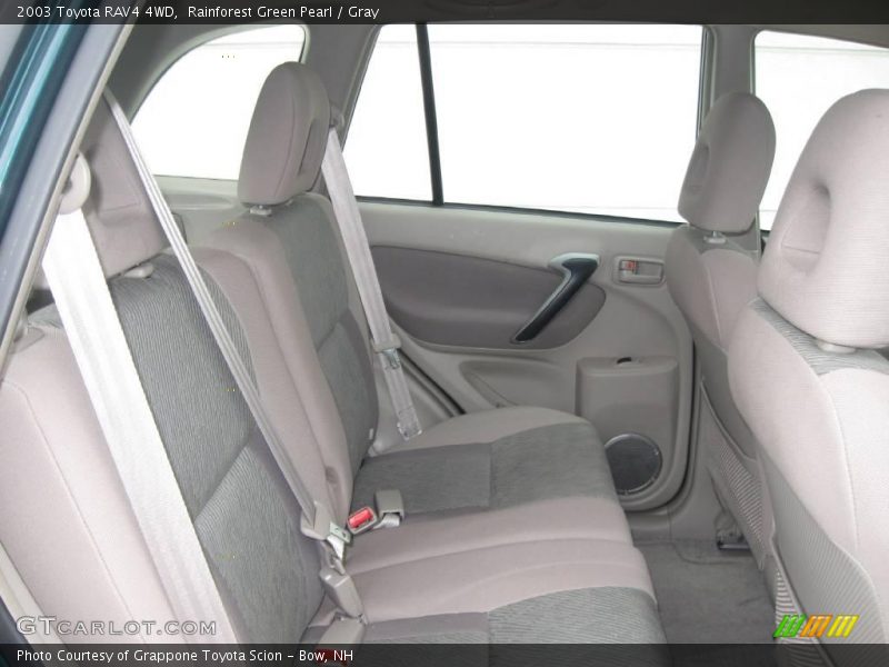 Rainforest Green Pearl / Gray 2003 Toyota RAV4 4WD
