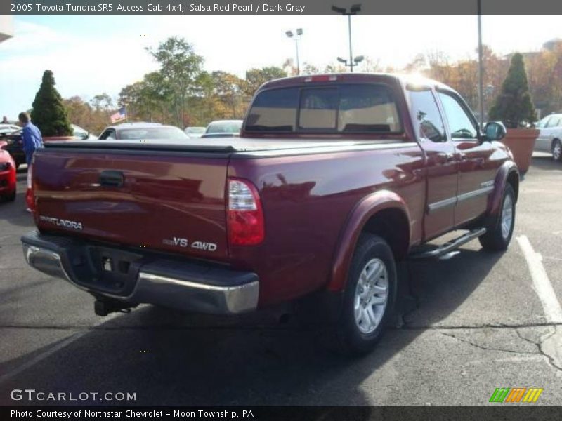 Salsa Red Pearl / Dark Gray 2005 Toyota Tundra SR5 Access Cab 4x4