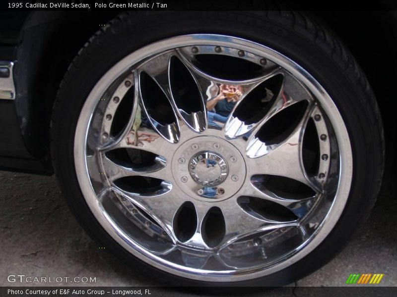 Polo Green Metallic / Tan 1995 Cadillac DeVille Sedan