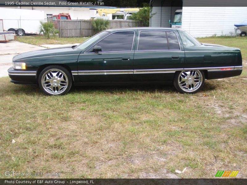 Polo Green Metallic / Tan 1995 Cadillac DeVille Sedan