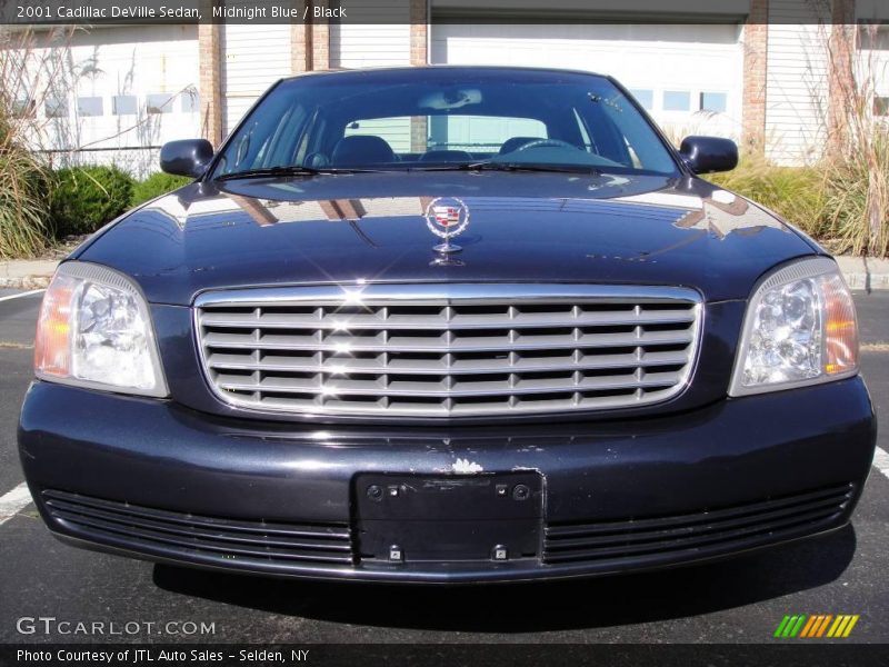Midnight Blue / Black 2001 Cadillac DeVille Sedan