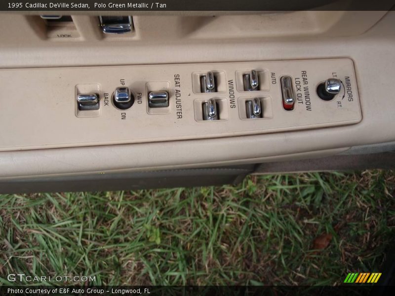 Polo Green Metallic / Tan 1995 Cadillac DeVille Sedan
