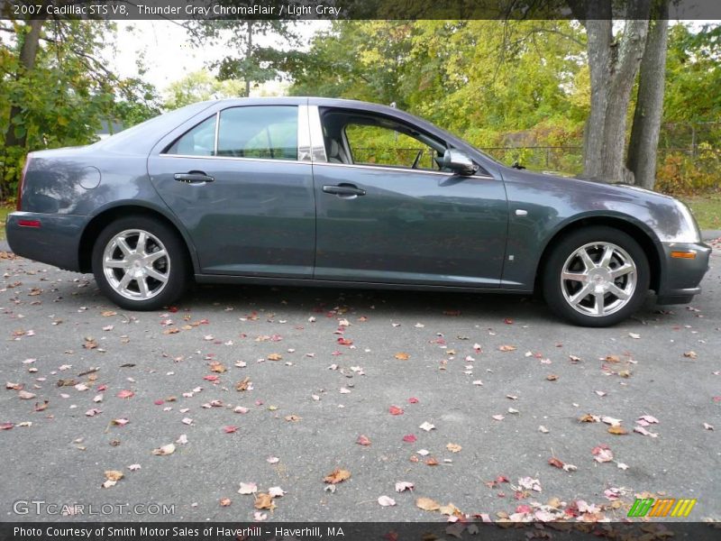 Thunder Gray ChromaFlair / Light Gray 2007 Cadillac STS V8