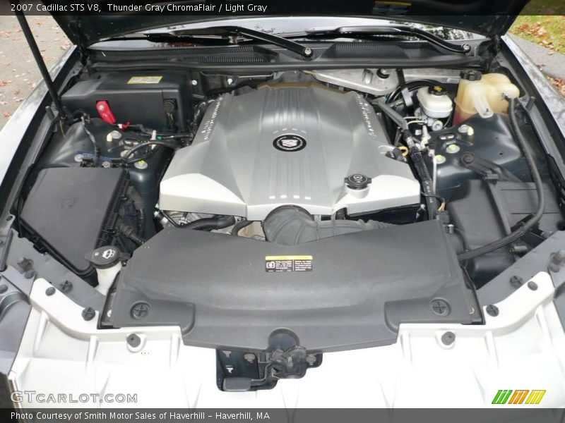Thunder Gray ChromaFlair / Light Gray 2007 Cadillac STS V8