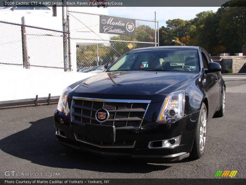 Black Raven / Cashmere/Cocoa 2008 Cadillac CTS 4 AWD Sedan