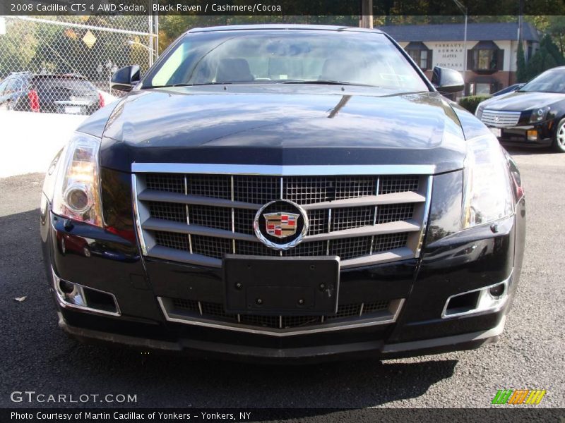 Black Raven / Cashmere/Cocoa 2008 Cadillac CTS 4 AWD Sedan