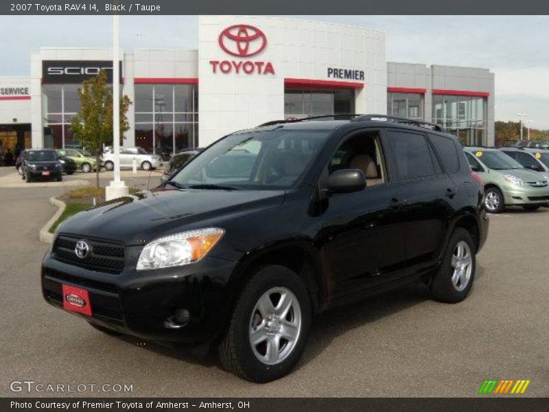 Black / Taupe 2007 Toyota RAV4 I4