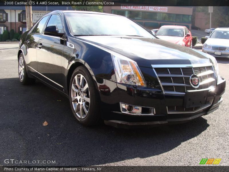 Black Raven / Cashmere/Cocoa 2008 Cadillac CTS 4 AWD Sedan