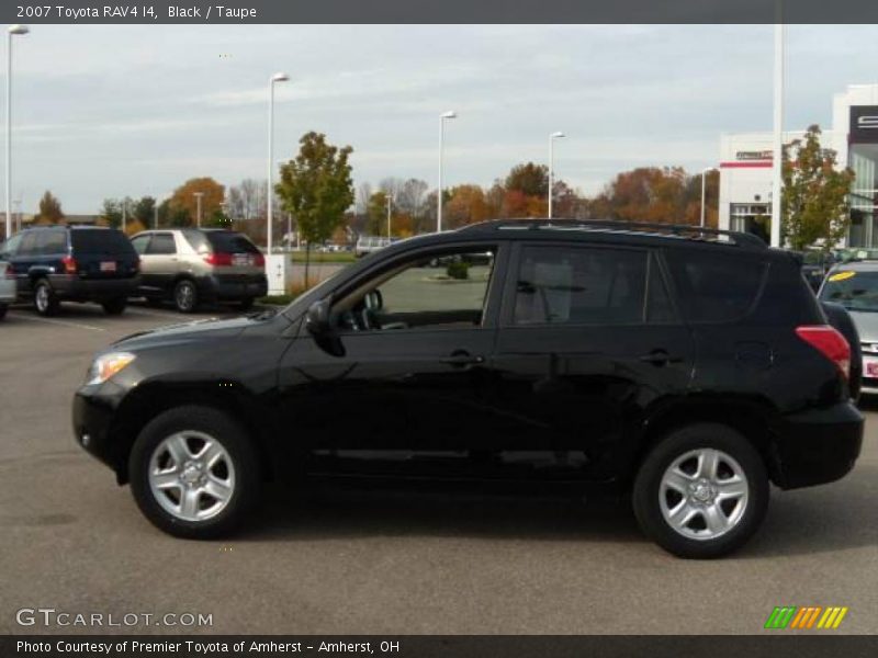Black / Taupe 2007 Toyota RAV4 I4