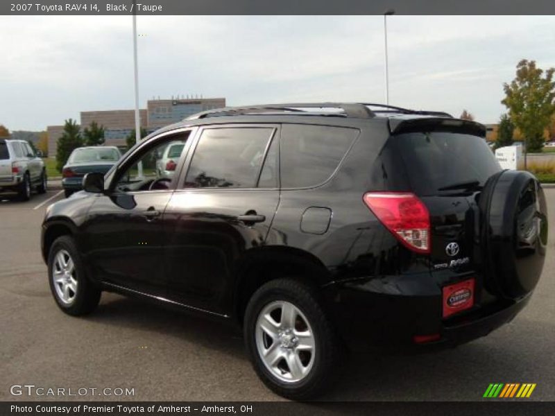 Black / Taupe 2007 Toyota RAV4 I4