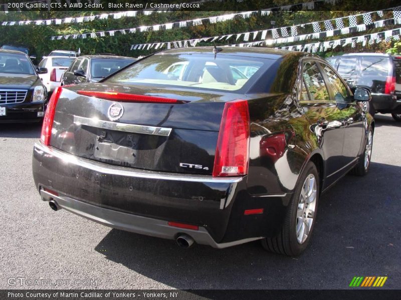 Black Raven / Cashmere/Cocoa 2008 Cadillac CTS 4 AWD Sedan