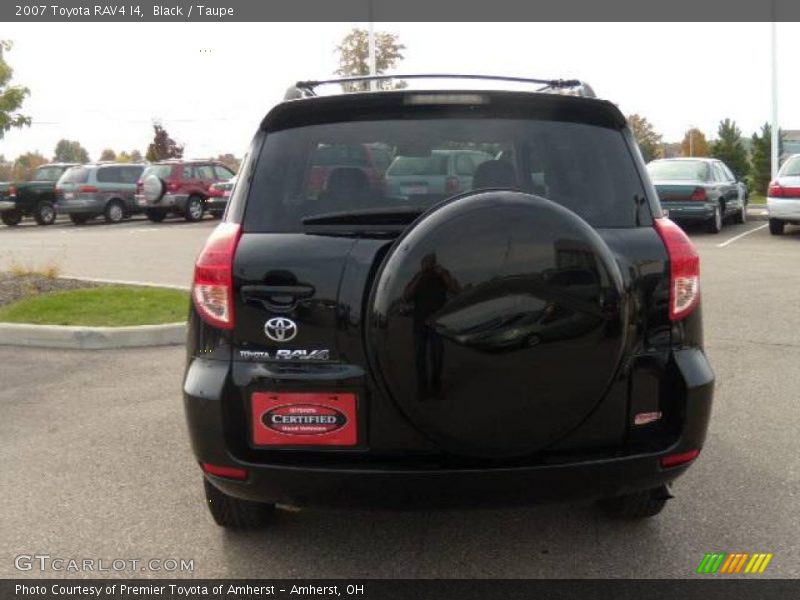 Black / Taupe 2007 Toyota RAV4 I4