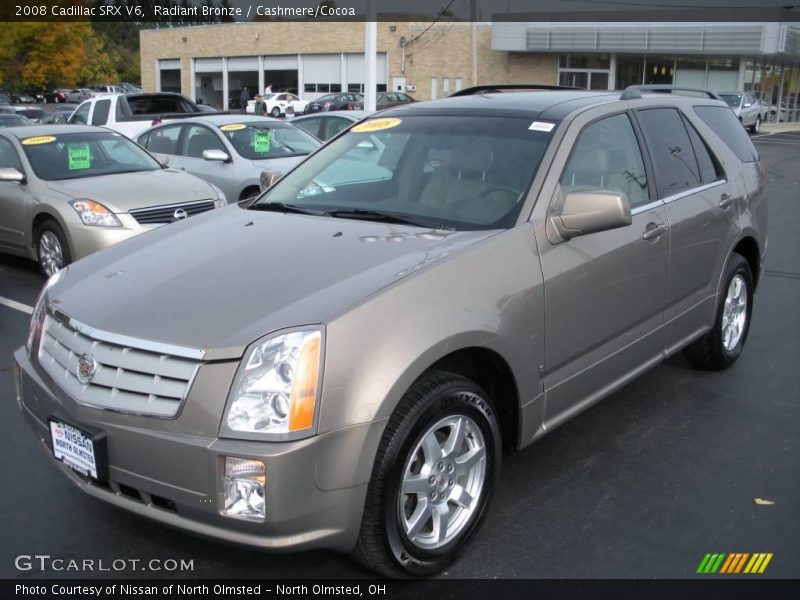 Radiant Bronze / Cashmere/Cocoa 2008 Cadillac SRX V6