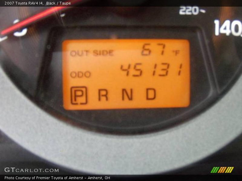 Black / Taupe 2007 Toyota RAV4 I4