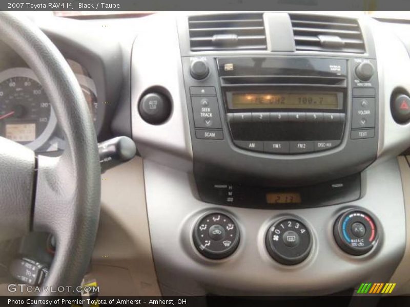 Black / Taupe 2007 Toyota RAV4 I4