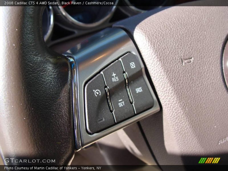 Black Raven / Cashmere/Cocoa 2008 Cadillac CTS 4 AWD Sedan