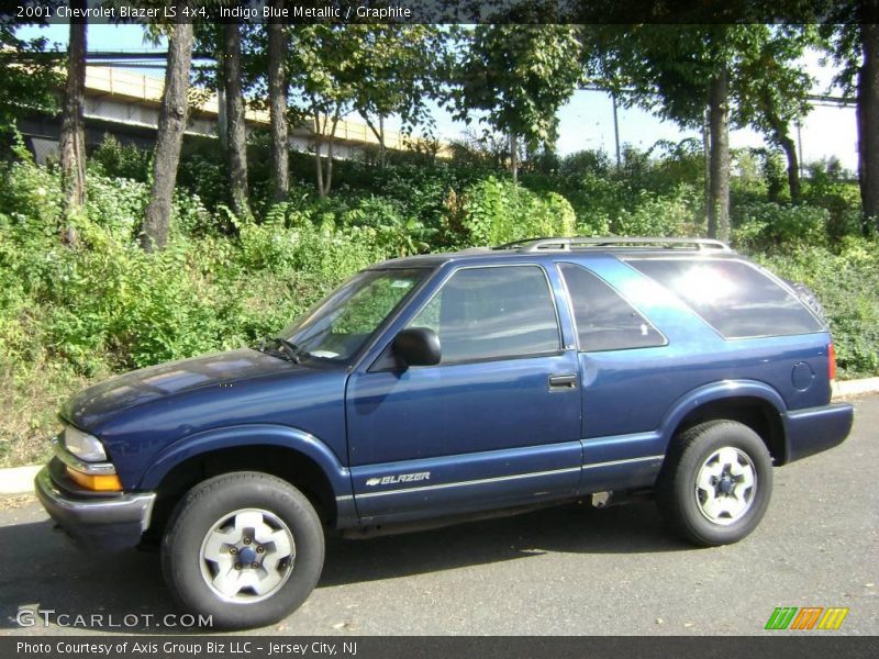 Indigo Blue Metallic / Graphite 2001 Chevrolet Blazer LS 4x4