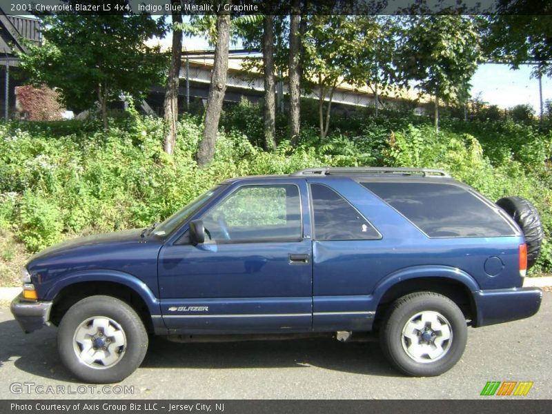 Indigo Blue Metallic / Graphite 2001 Chevrolet Blazer LS 4x4
