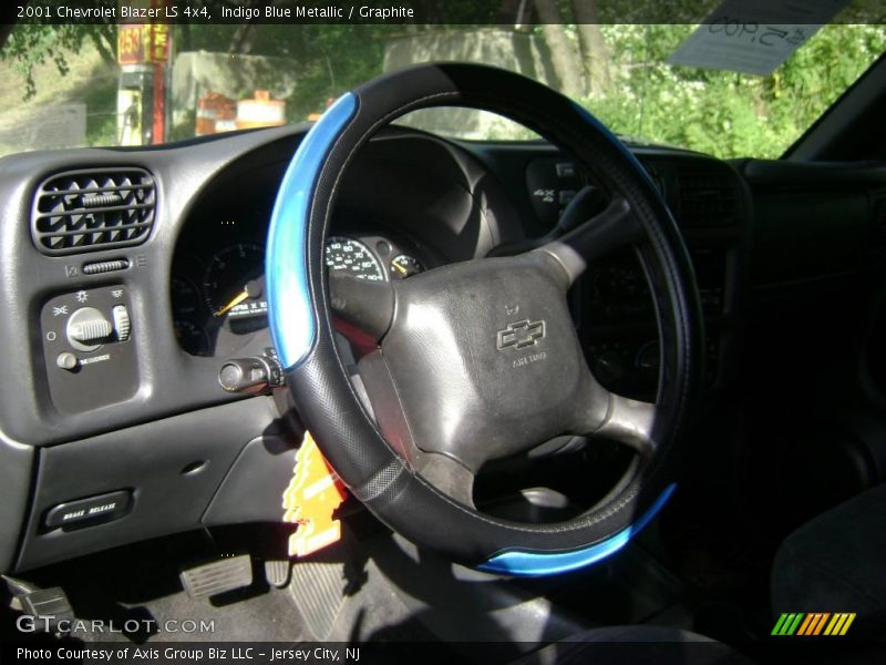 Indigo Blue Metallic / Graphite 2001 Chevrolet Blazer LS 4x4