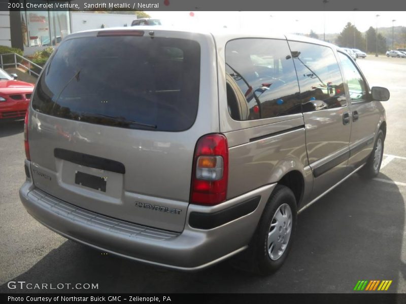 Sandrift Metallic / Neutral 2001 Chevrolet Venture
