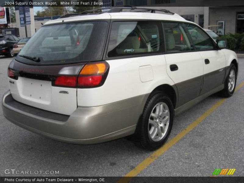 White Frost Pearl / Beige 2004 Subaru Outback Wagon