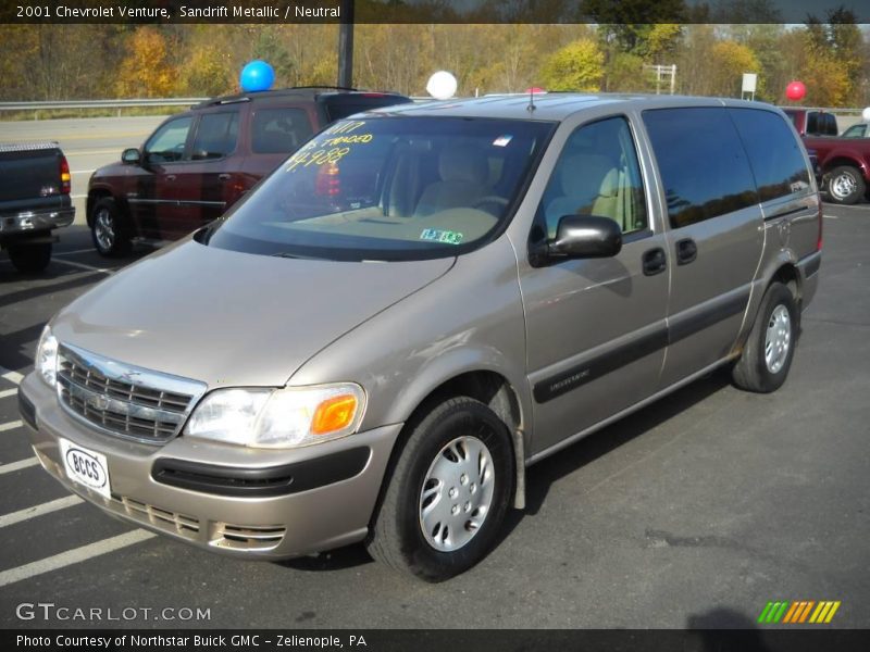 Sandrift Metallic / Neutral 2001 Chevrolet Venture