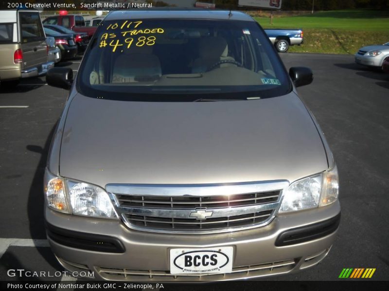 Sandrift Metallic / Neutral 2001 Chevrolet Venture