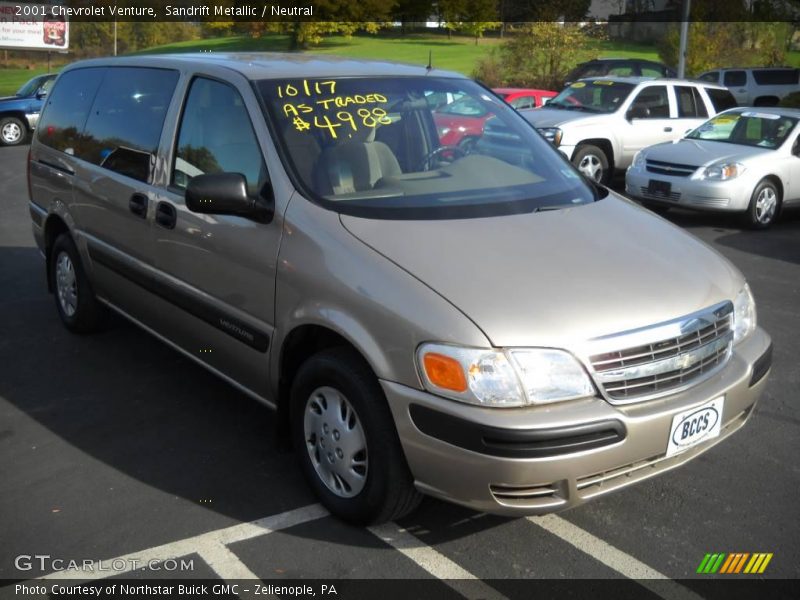 Sandrift Metallic / Neutral 2001 Chevrolet Venture