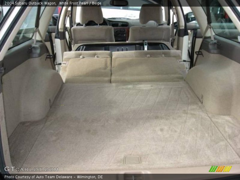 White Frost Pearl / Beige 2004 Subaru Outback Wagon