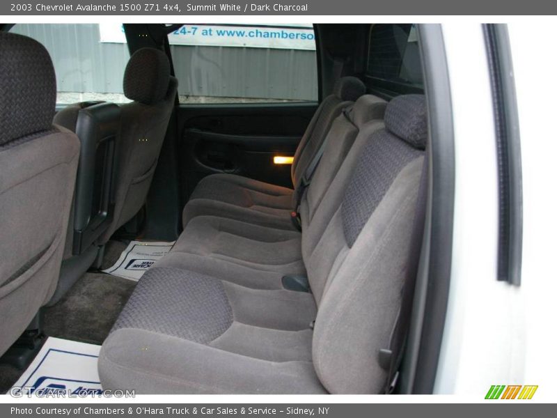 Summit White / Dark Charcoal 2003 Chevrolet Avalanche 1500 Z71 4x4