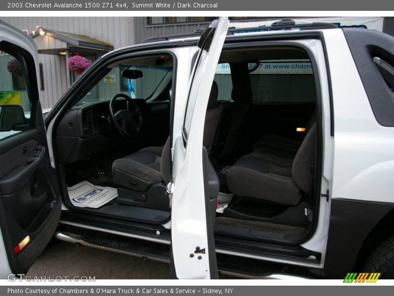 Summit White / Dark Charcoal 2003 Chevrolet Avalanche 1500 Z71 4x4