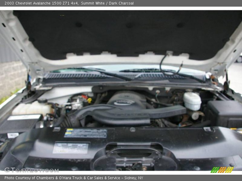 Summit White / Dark Charcoal 2003 Chevrolet Avalanche 1500 Z71 4x4