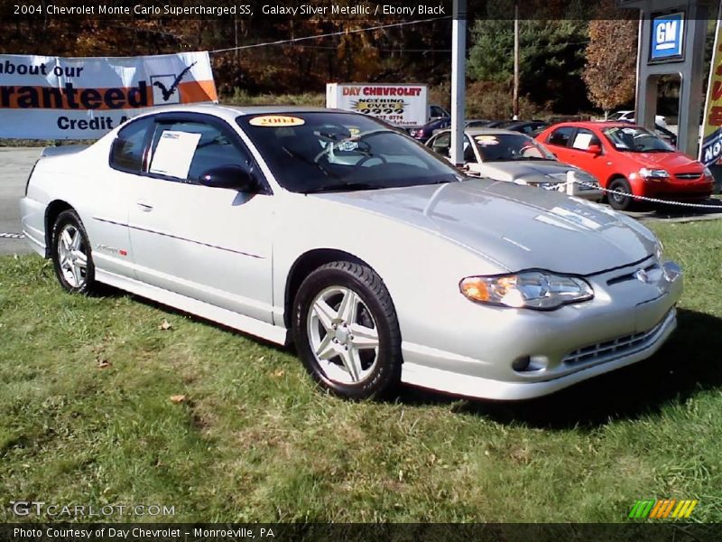 Galaxy Silver Metallic / Ebony Black 2004 Chevrolet Monte Carlo Supercharged SS