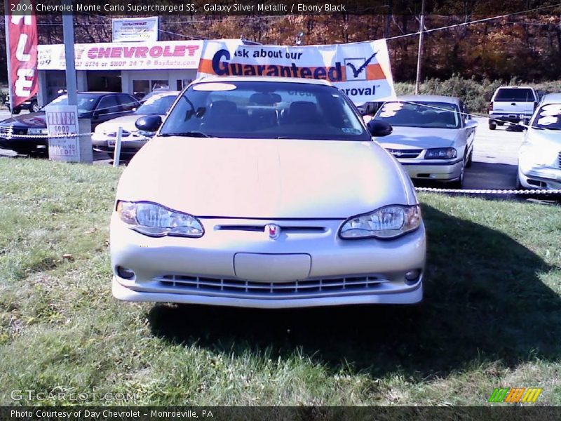 Galaxy Silver Metallic / Ebony Black 2004 Chevrolet Monte Carlo Supercharged SS