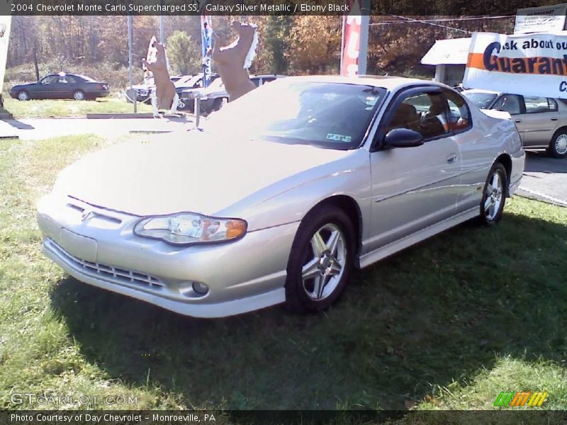 Galaxy Silver Metallic / Ebony Black 2004 Chevrolet Monte Carlo Supercharged SS