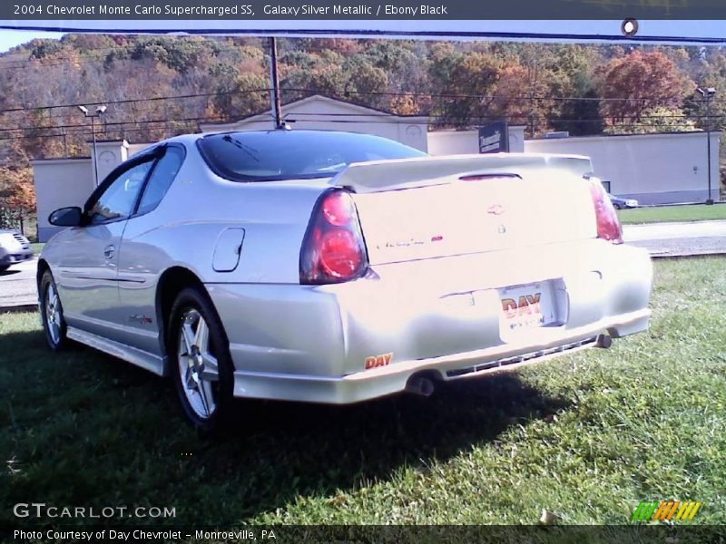 Galaxy Silver Metallic / Ebony Black 2004 Chevrolet Monte Carlo Supercharged SS