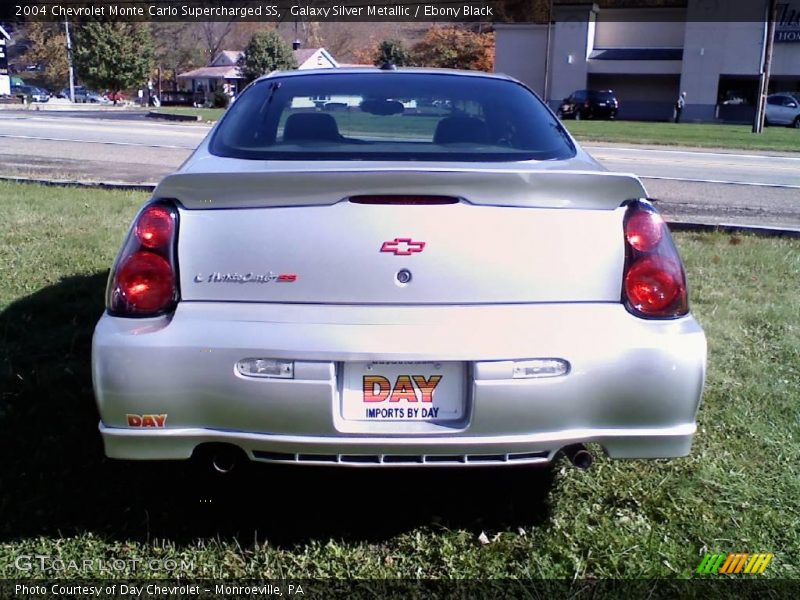 Galaxy Silver Metallic / Ebony Black 2004 Chevrolet Monte Carlo Supercharged SS