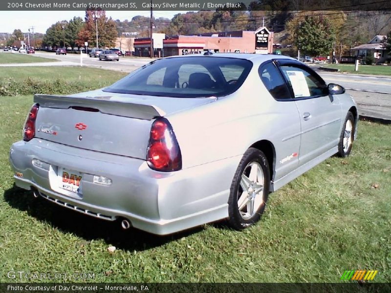 Galaxy Silver Metallic / Ebony Black 2004 Chevrolet Monte Carlo Supercharged SS